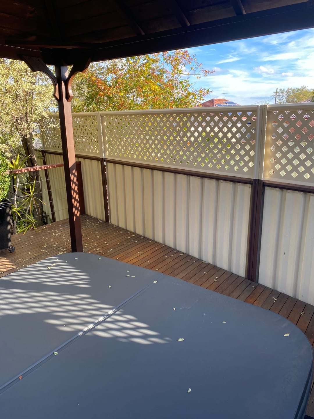 Customer photo review of Fence Extensions for Colorbond Fences