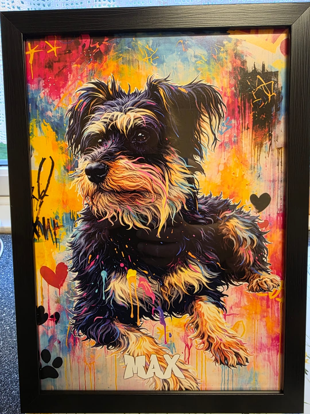 Customer photo review of Personalised Poster - Graffiti