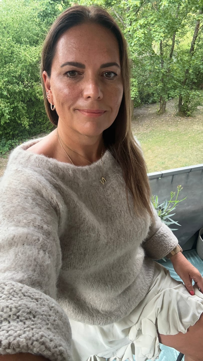 Customer photo review of Ultra-Soft Off-Shoulder Knit