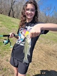 Customer photo review of Swimmax Fishing Lures | Six-Segmented | BKK Hook | Rattling Gurgling | Heavy-Duty Dyneema Fiber | For Bass & Trout & Walleye & Crappie