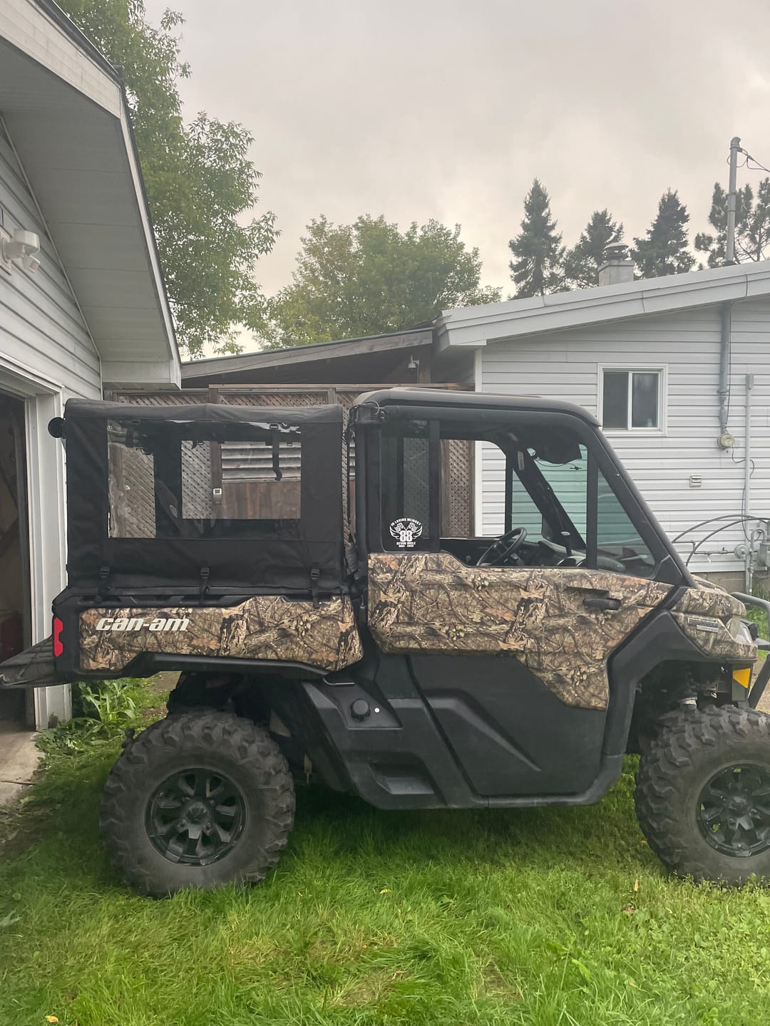 Customer photo review of UTV Soft Cargo Camper Bed Cover for Can-Am Defender