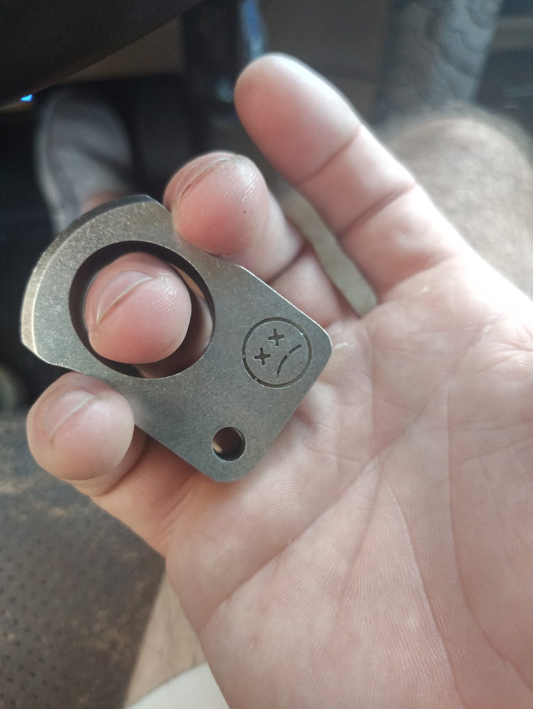Customer photo review of EDC Single Finger Knuckle Duster-EDC Tool