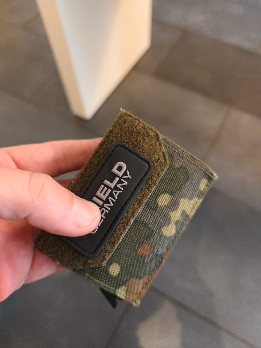 Customer photo review of Tactical Wallet MK2 - 5-Farben Flecktarn