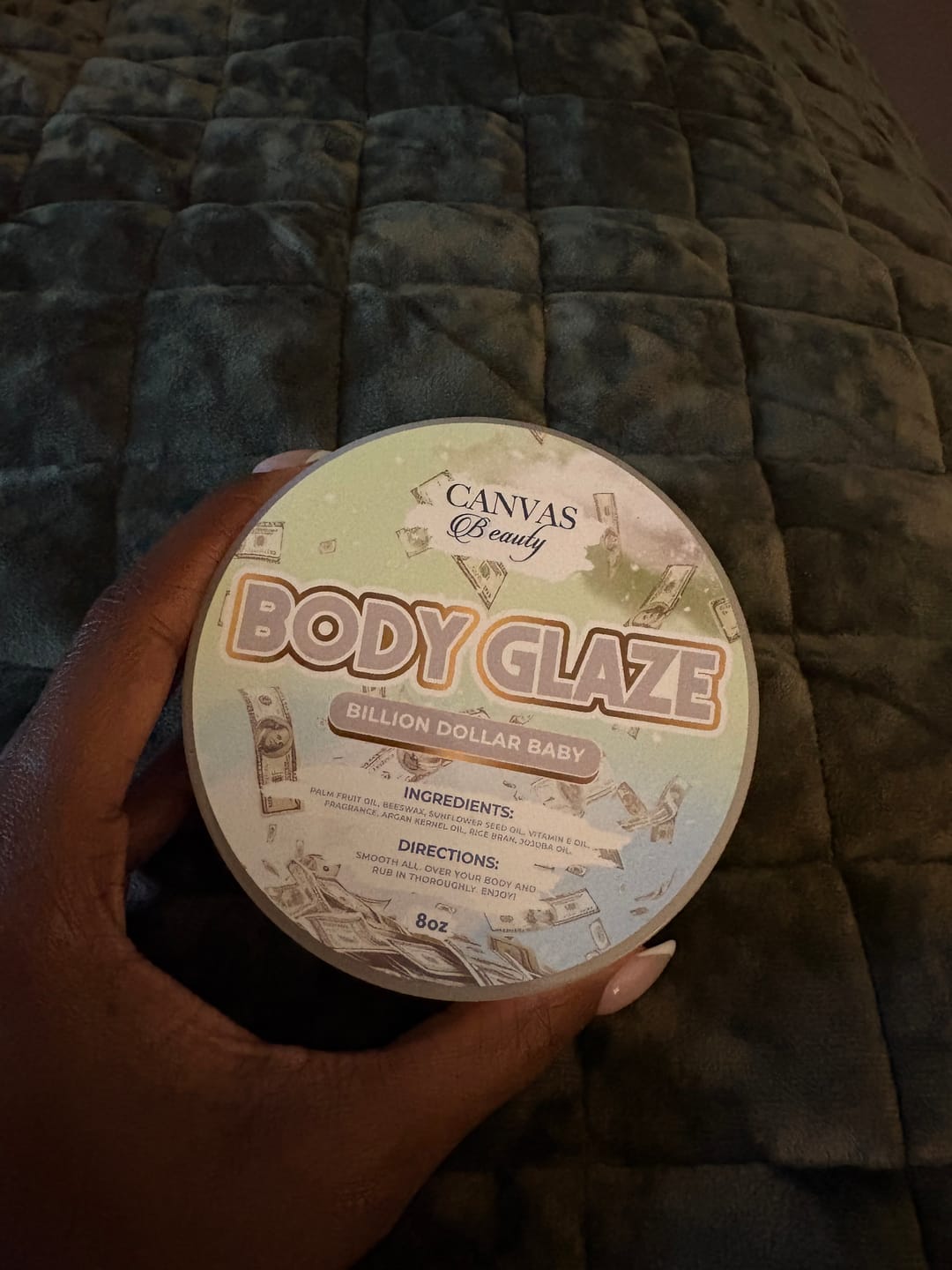 Customer photo review of BODY GLAZE: BILLION DOLLAR BABY
