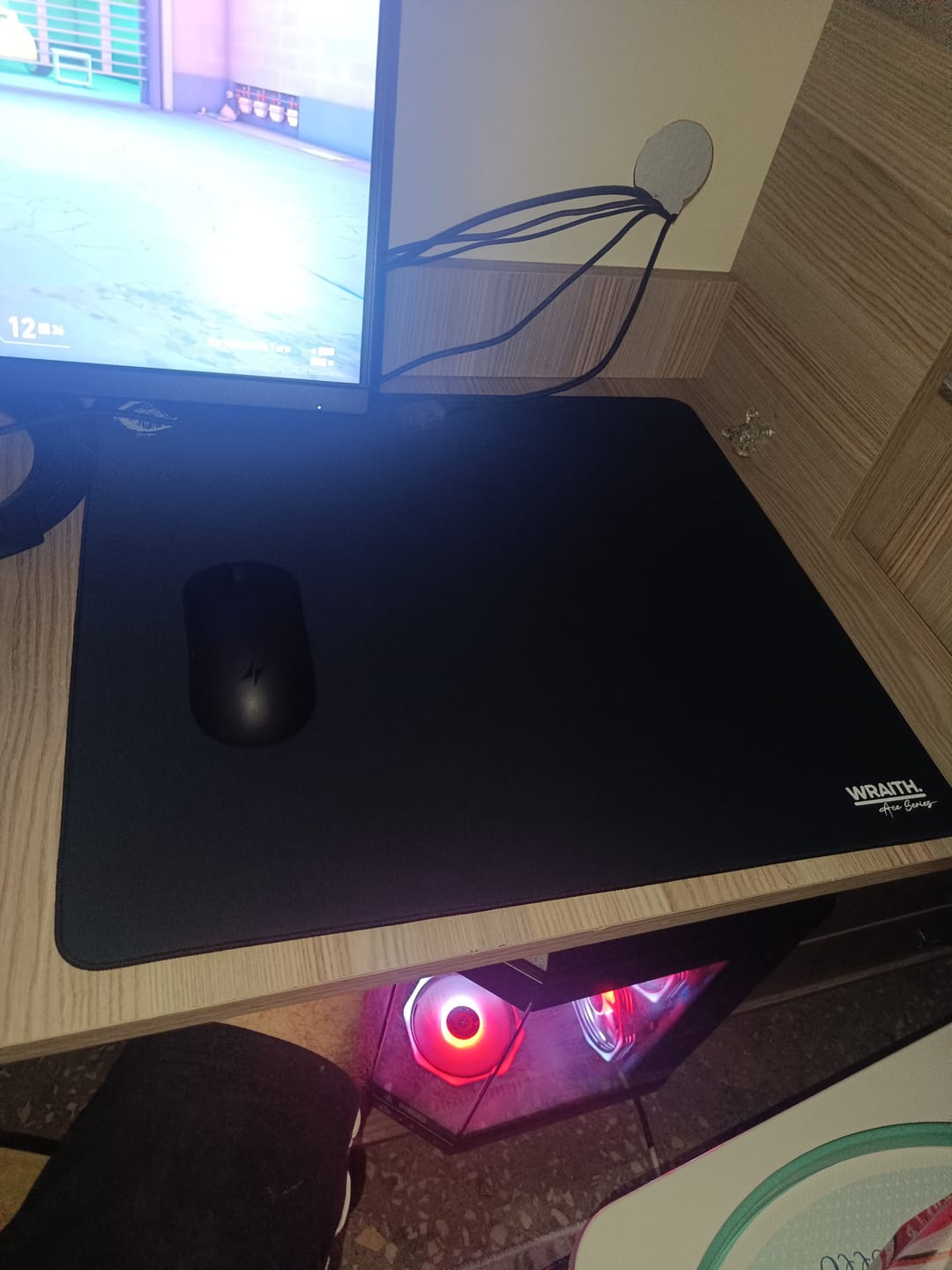 Customer photo review of Wraith Ace Series Poron Mousepad