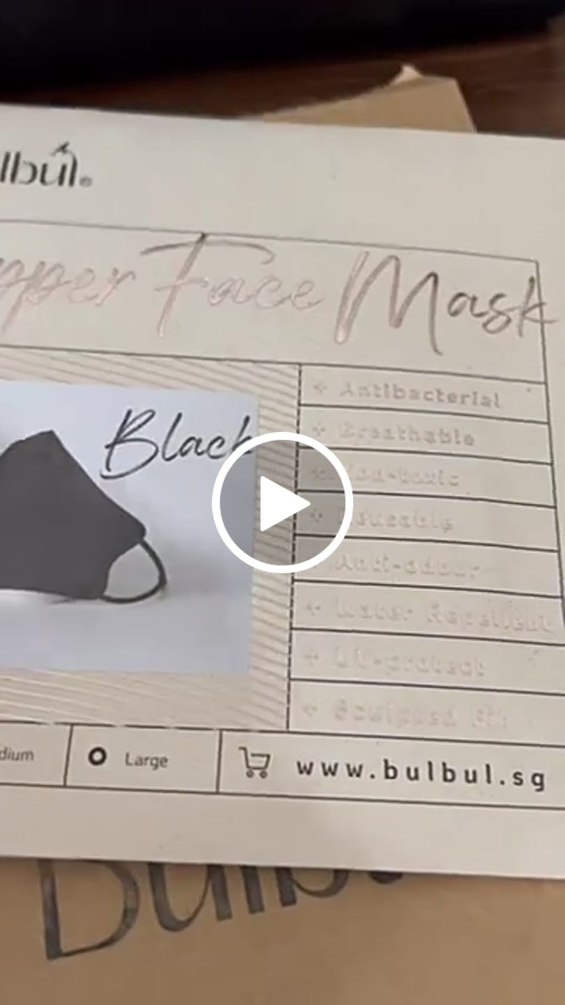 Customer video review of Reusable Copper Face Mask