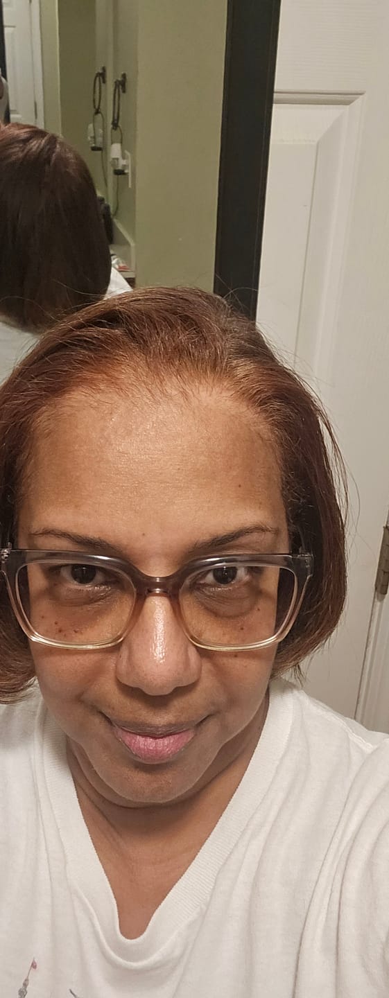 Customer photo review of Instant Dye Shampoo