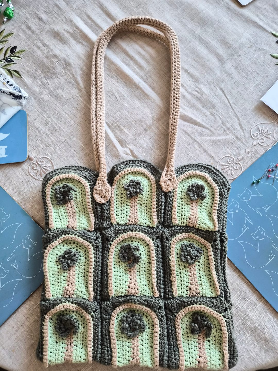 Customer photo review of Palm Springs Bag Crochet Kit