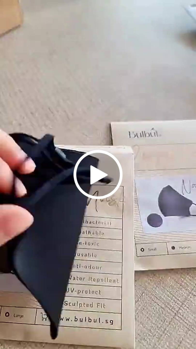 Customer video review of Reusable Copper Face Mask