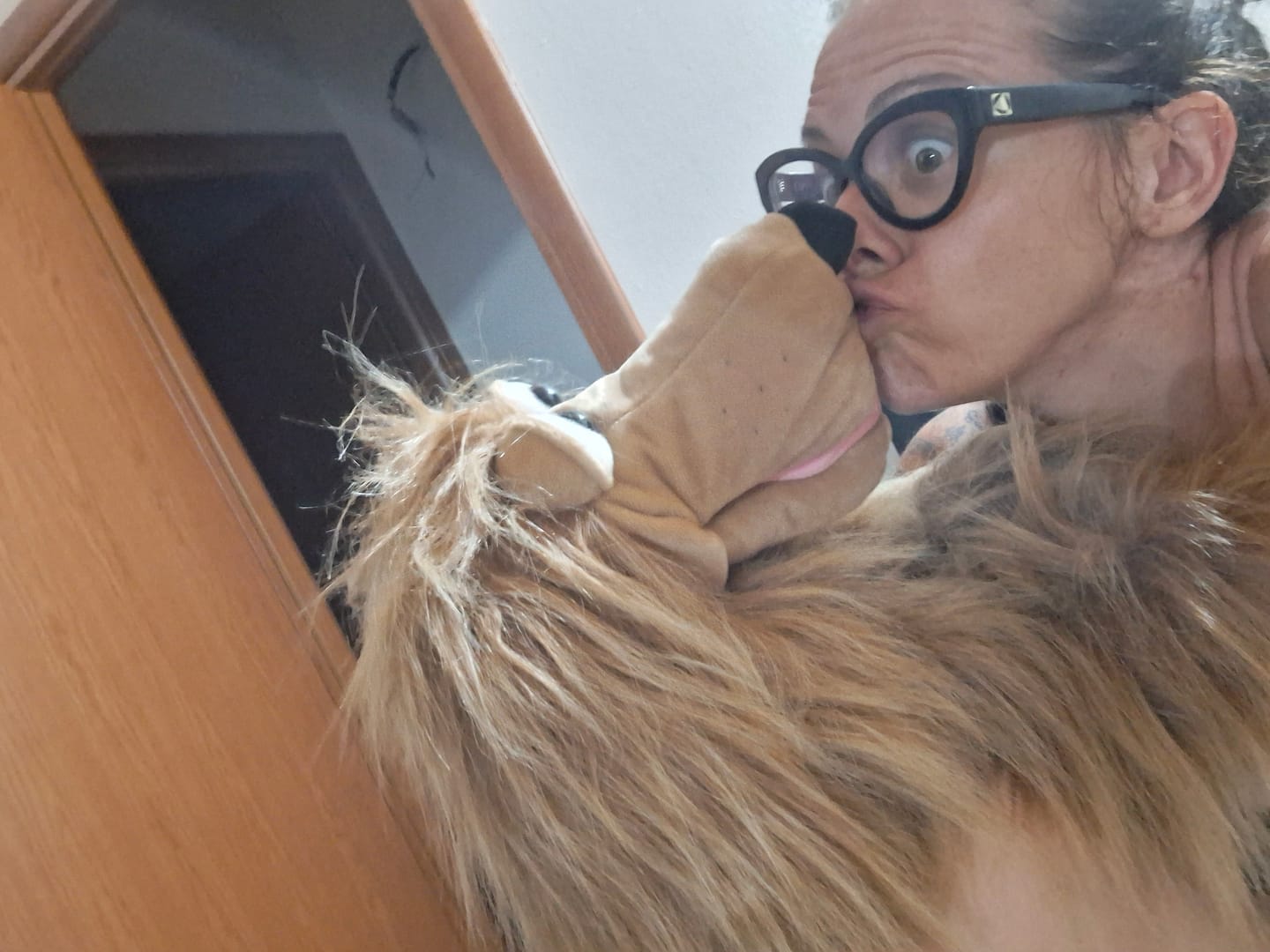Customer photo review of La chienne Lulu Marionnette