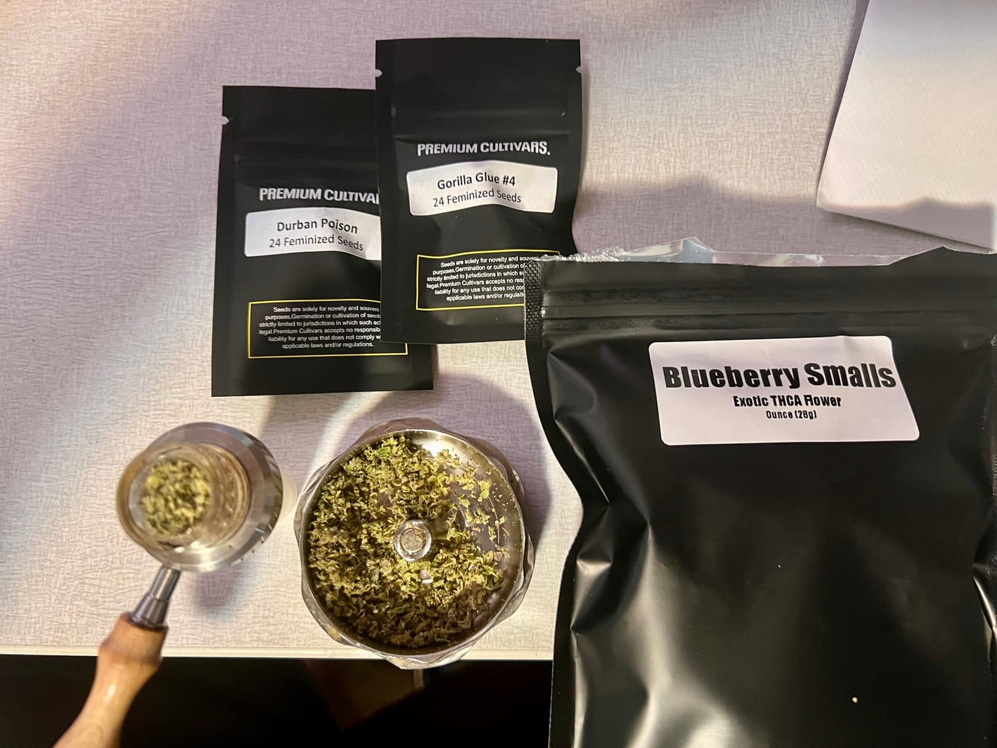 Customer photo review of Durban Poison Seeds