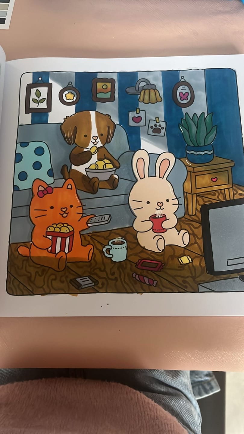 Customer photo review of Ohuhu Honolulu 104 Colors Dual Tips Alcohol Art Markers (New Color Codes)
