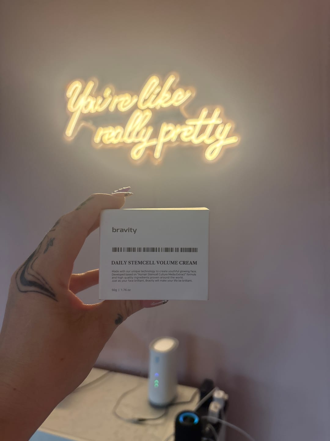 Customer photo review of Bravity Daily Volume Cream