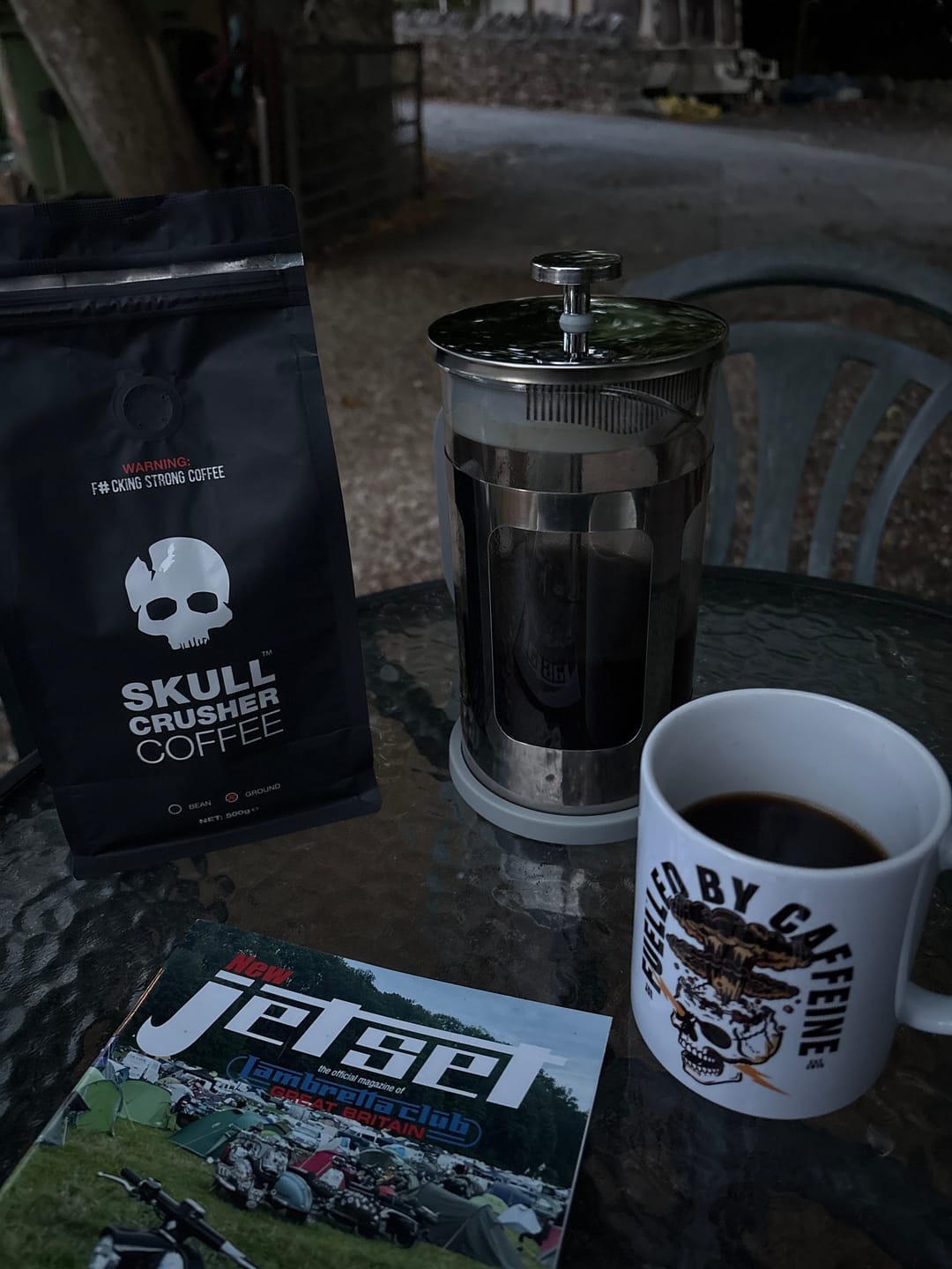 Customer photo review of Skull Crusher - High Caffeine Coffee
