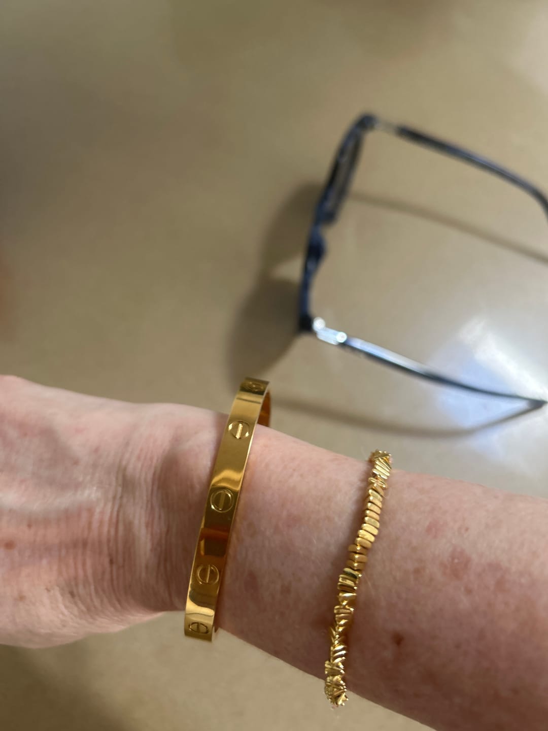 Customer photo review of Love Cuff Bracelet