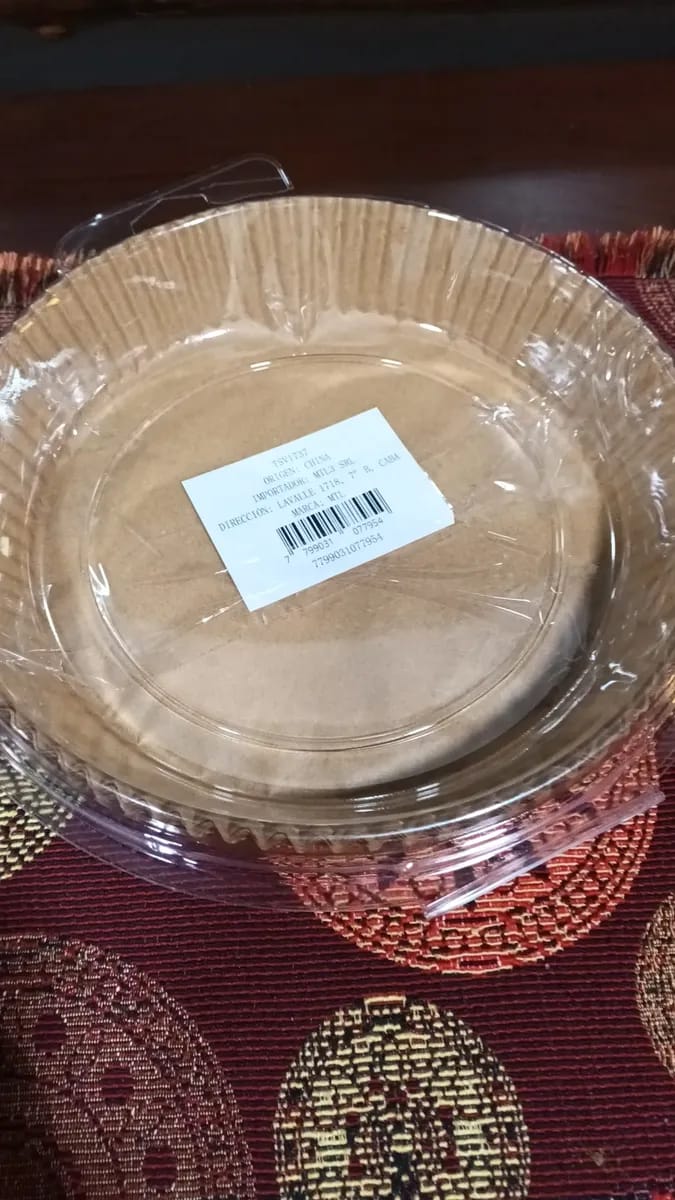 Customer photo review of 🍟 Papel para Airfryer – Paquete de 50 Unidades 🍗