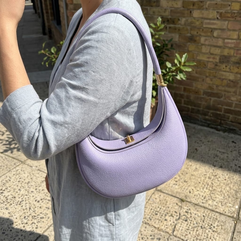 Customer photo review of Celeste - Chic Crescent Bag
