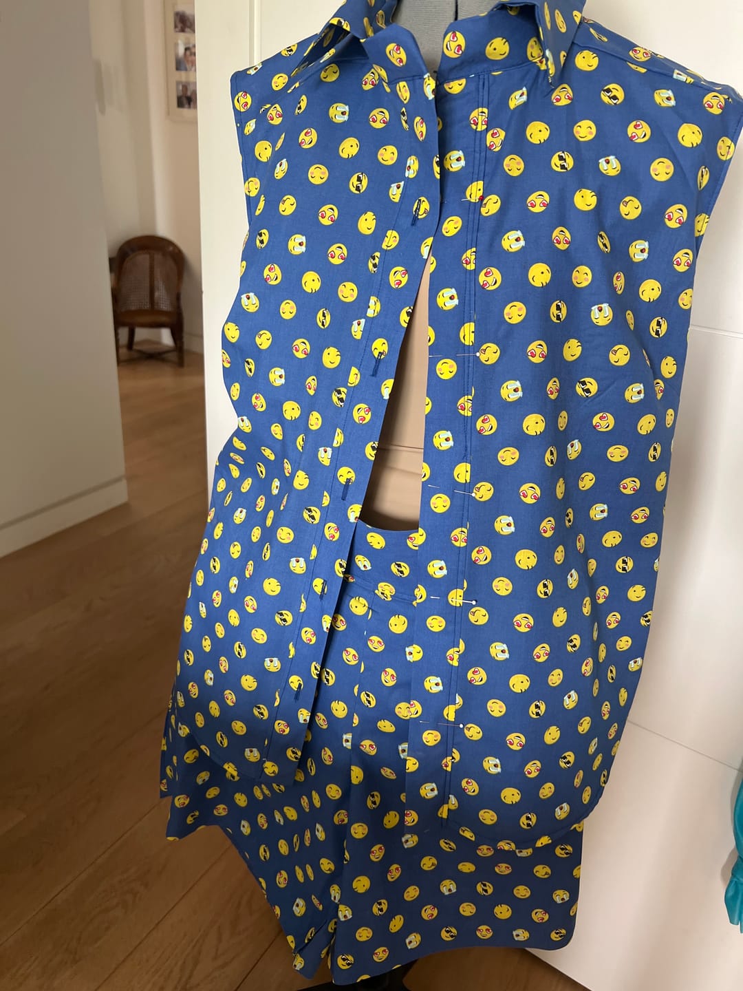 Customer photo review of Fun Faces Polycotton Fabric