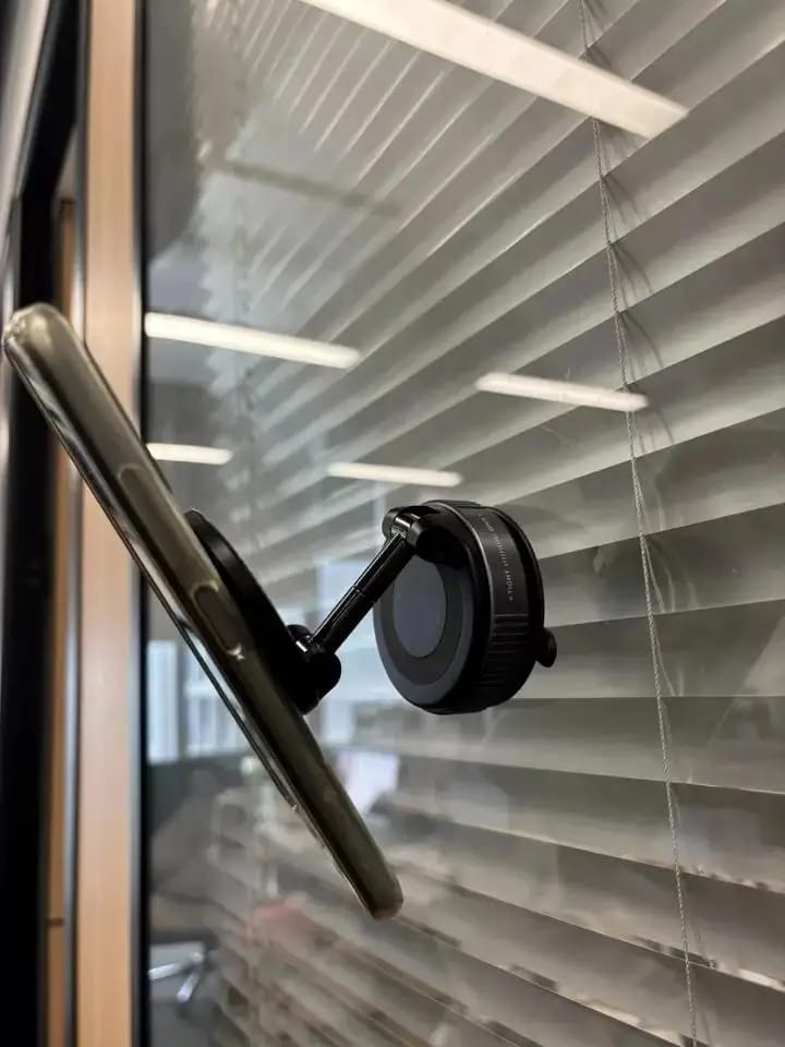 Customer photo review of Magnetic Phone Holder Foldable Design 360°
