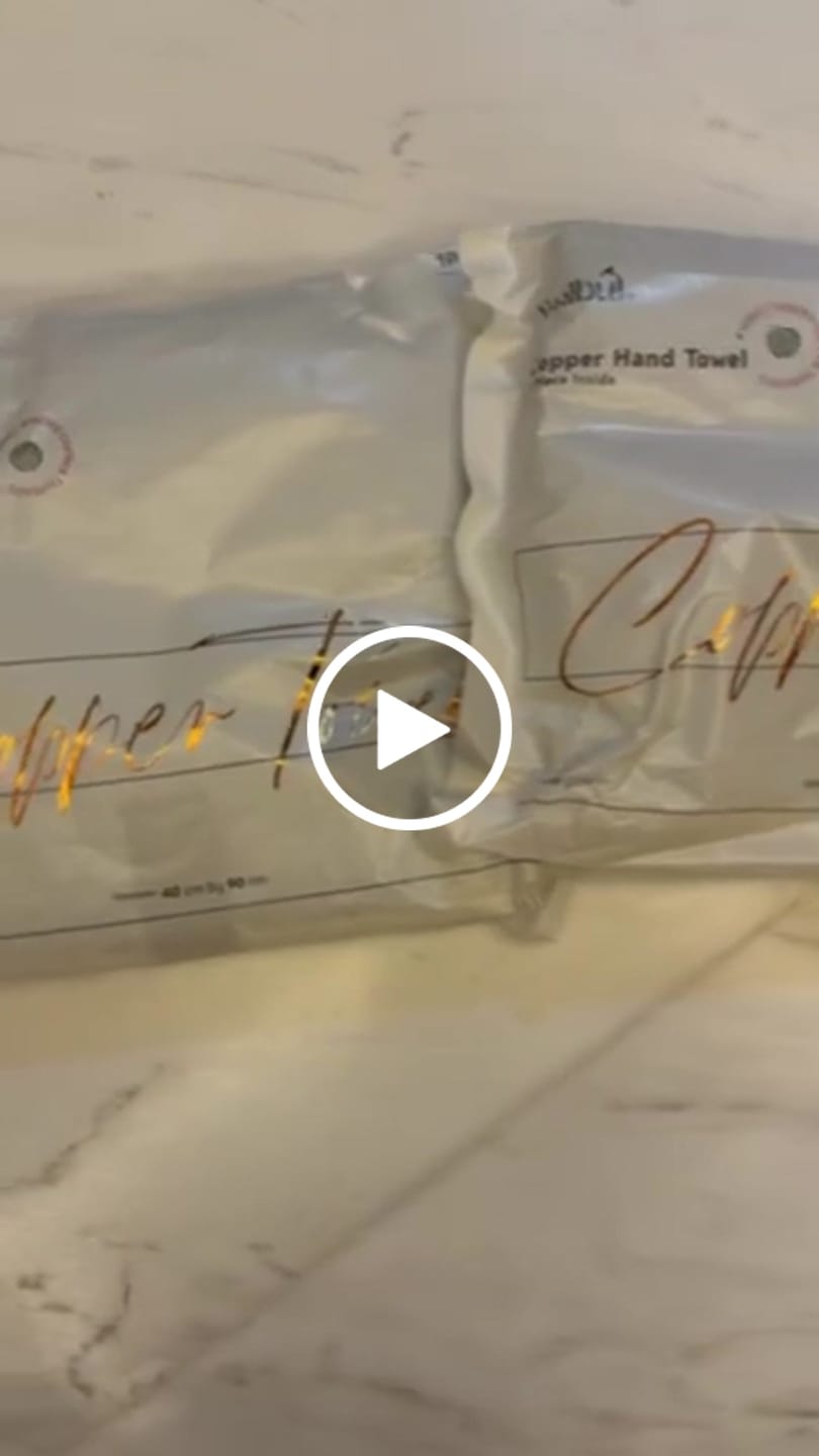 Customer video review of Premium Copper Hand Towel | Antibacterial