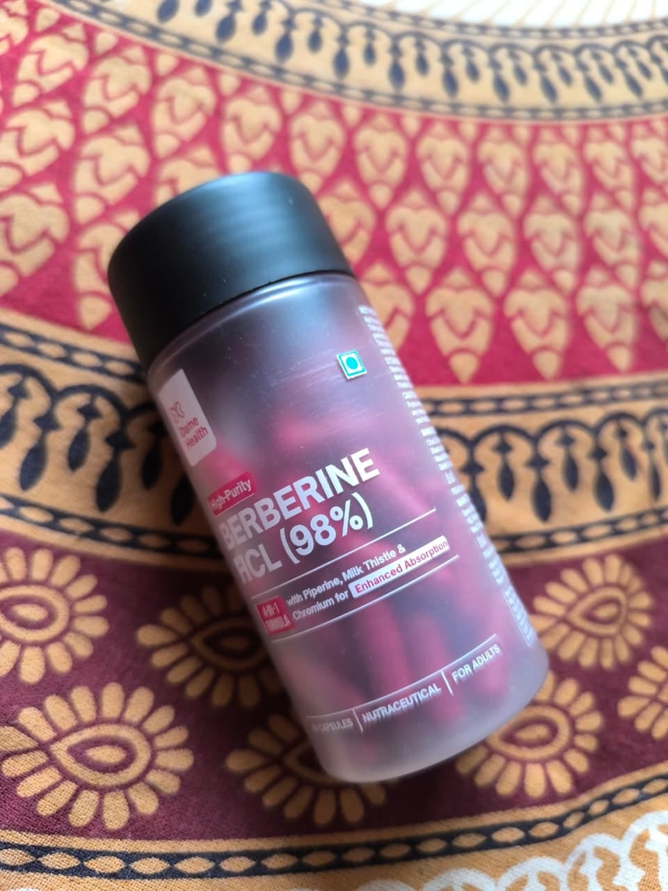 Customer photo review of Berberine HCL 98% + Milk Thistle |  Complete Metabolic Support | Gynac-Formulated