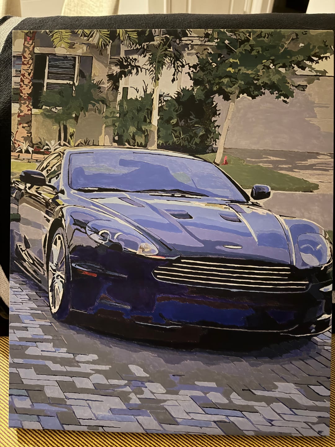 Customer photo review of Custom Paint By Numbers Kit