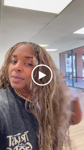 Customer video review of #4/#27/#30 Mix Color Blend Body Wave Bulk Human Braiding Hair