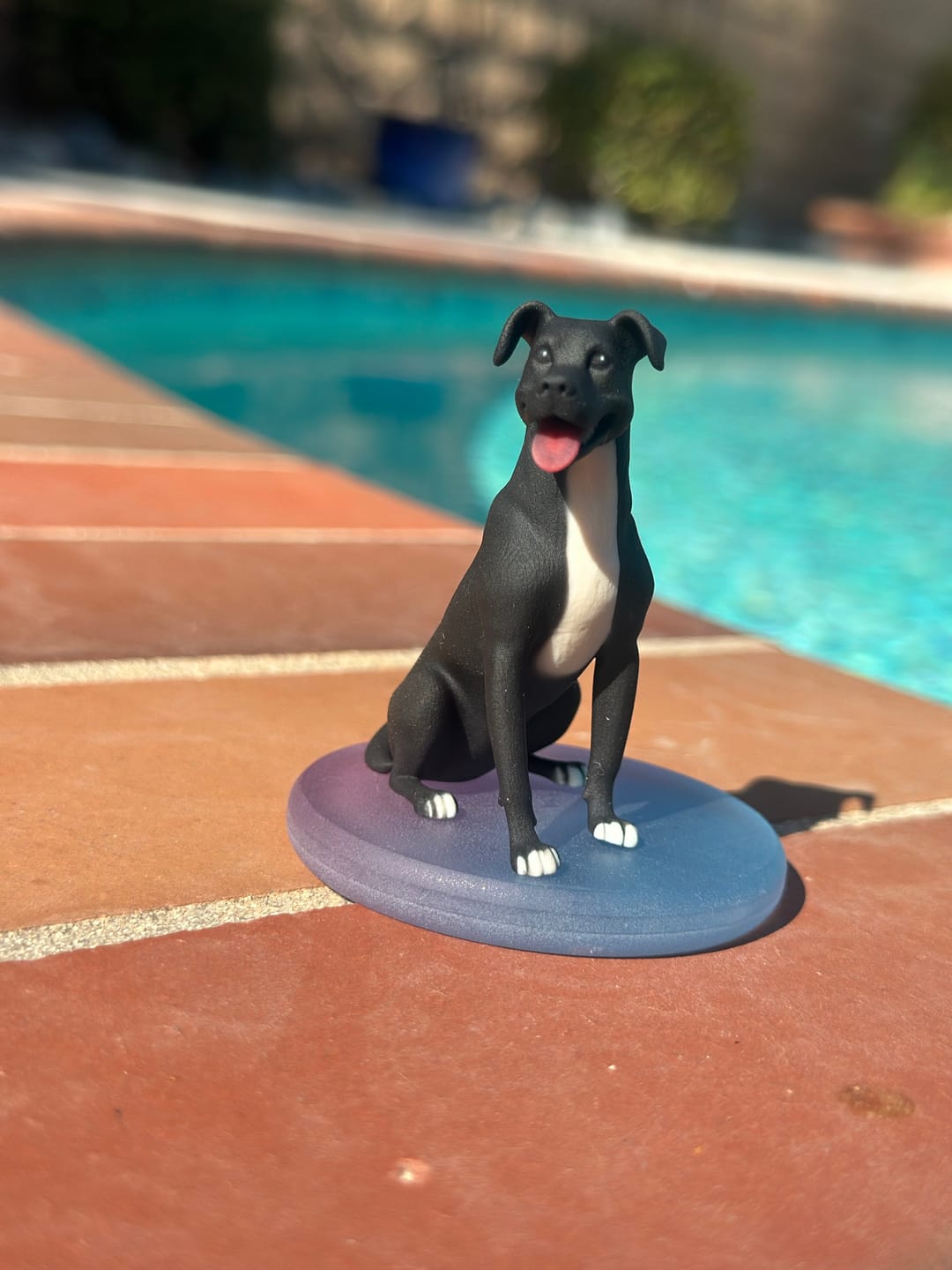 Customer photo review of Personalized Pet 3D Figurine from Photo