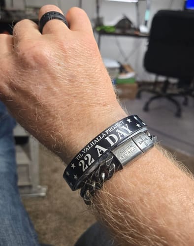 Customer photo review of 22 A Day Memorial Bracelet