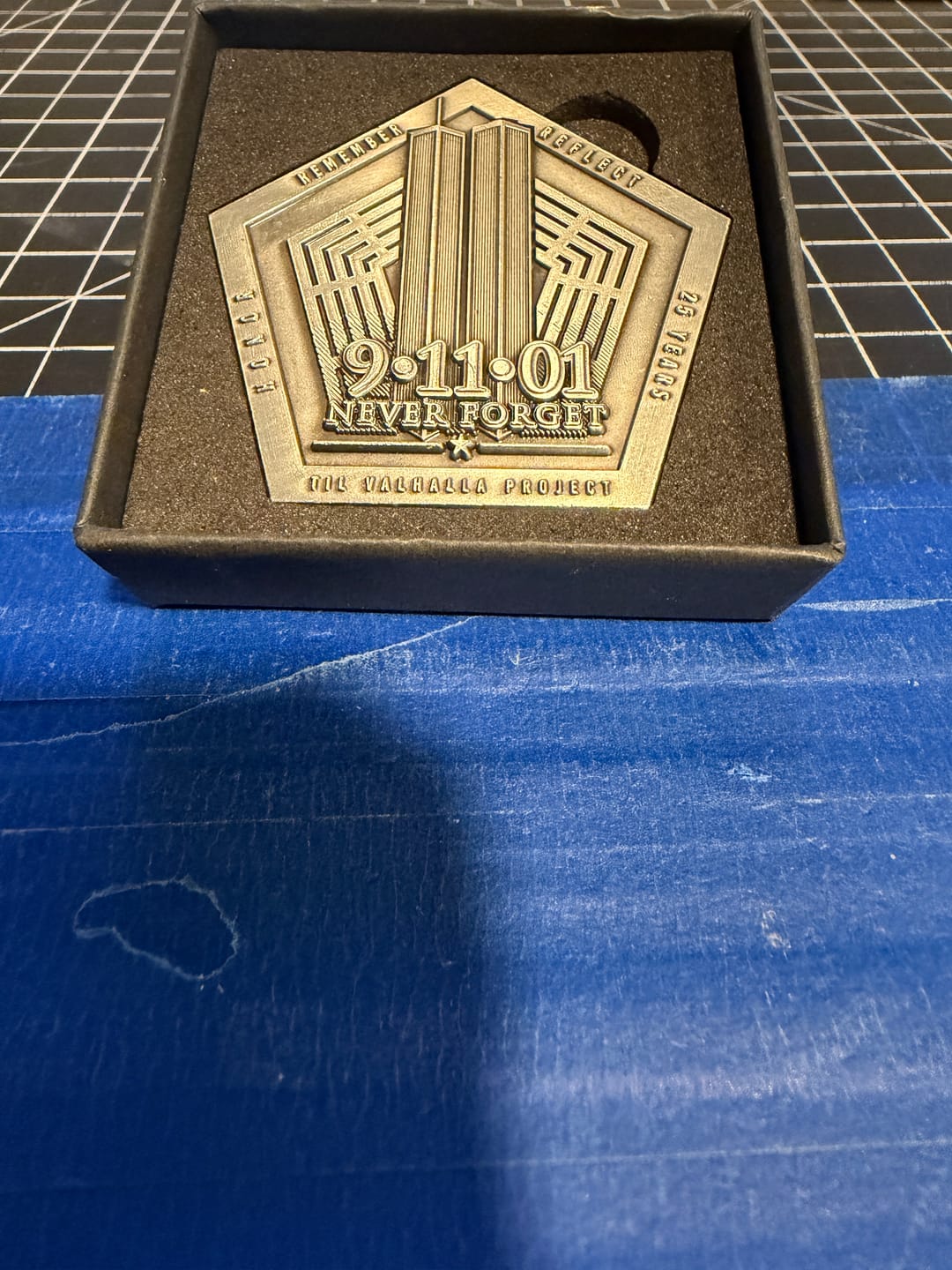 Customer photo review of 9/11 25th Anniversary - Challenge Coin