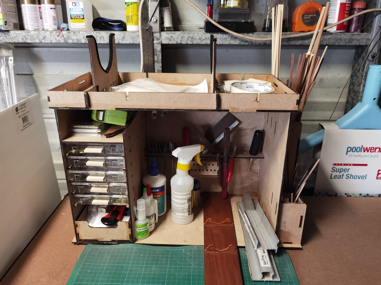 Customer photo review of Mueble taller organizador