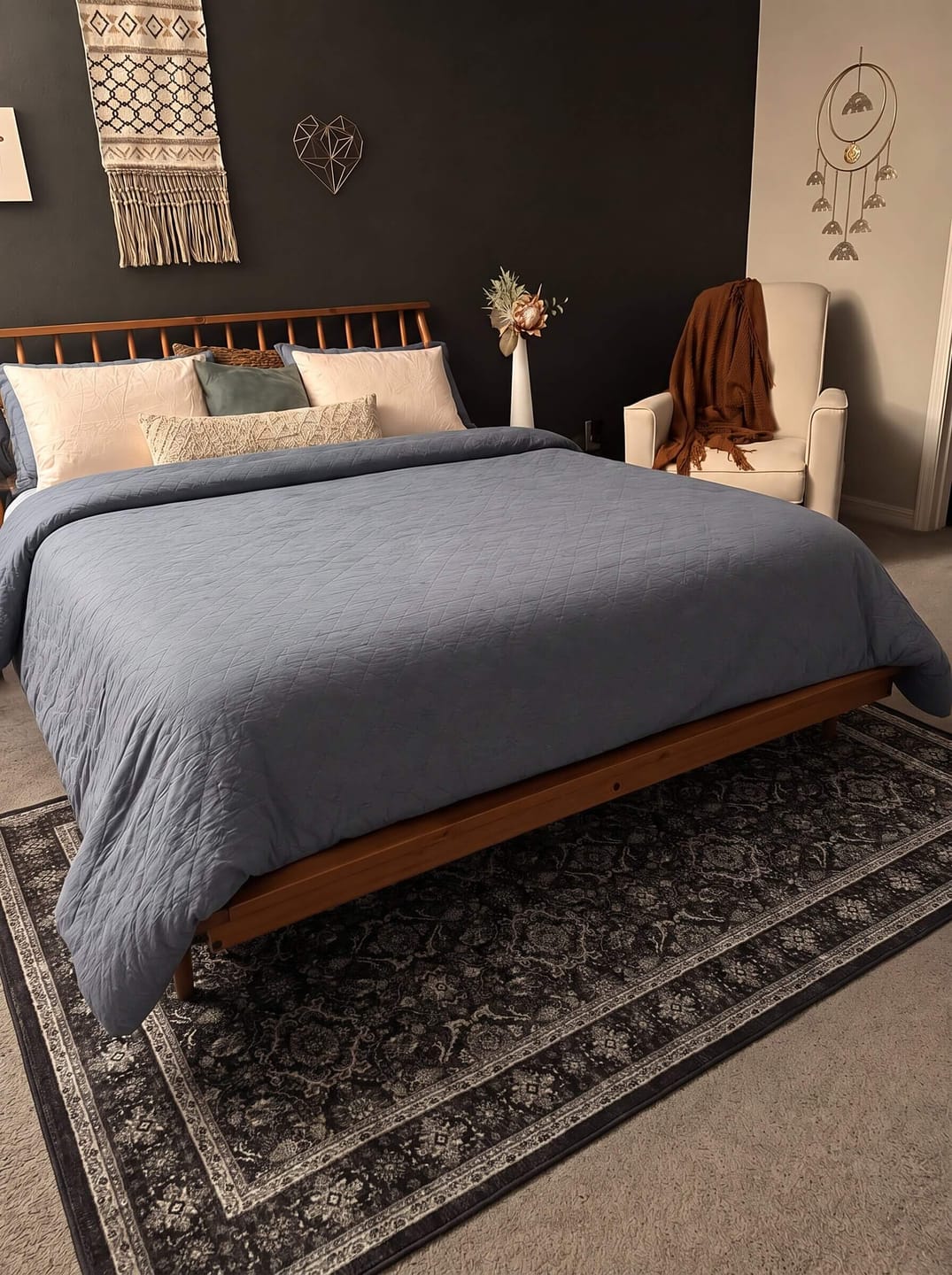 Customer photo review of Felix Washable Area Rug - Black