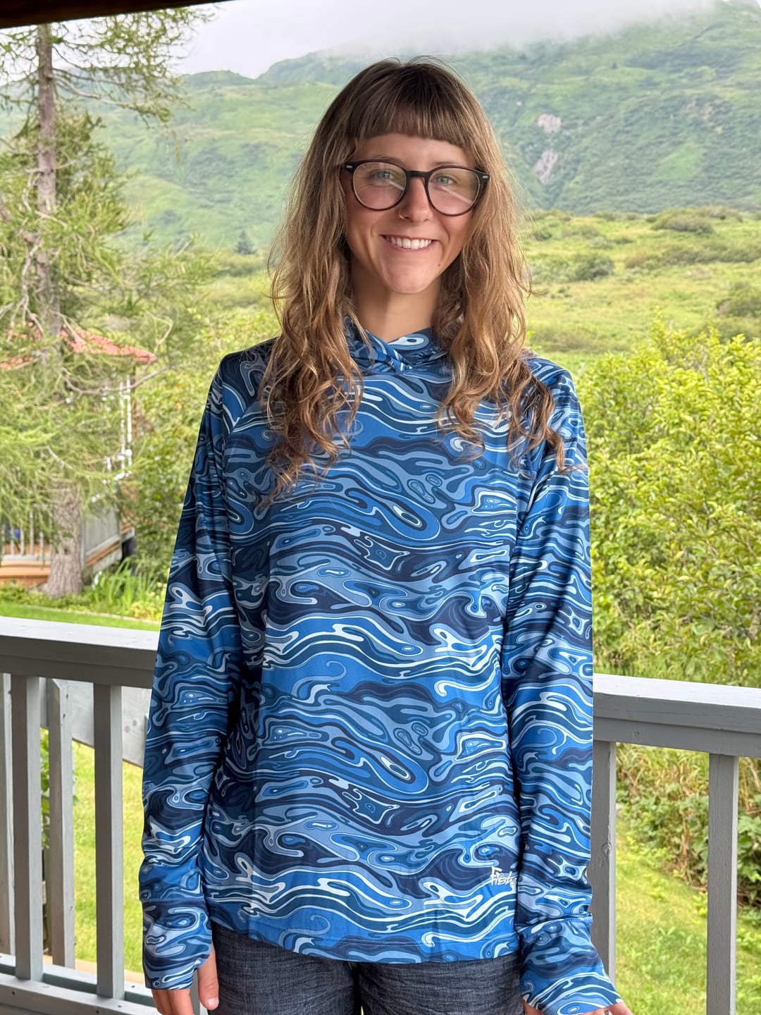 Customer photo review of FisheWaters Solstice Hooded Sunshirt