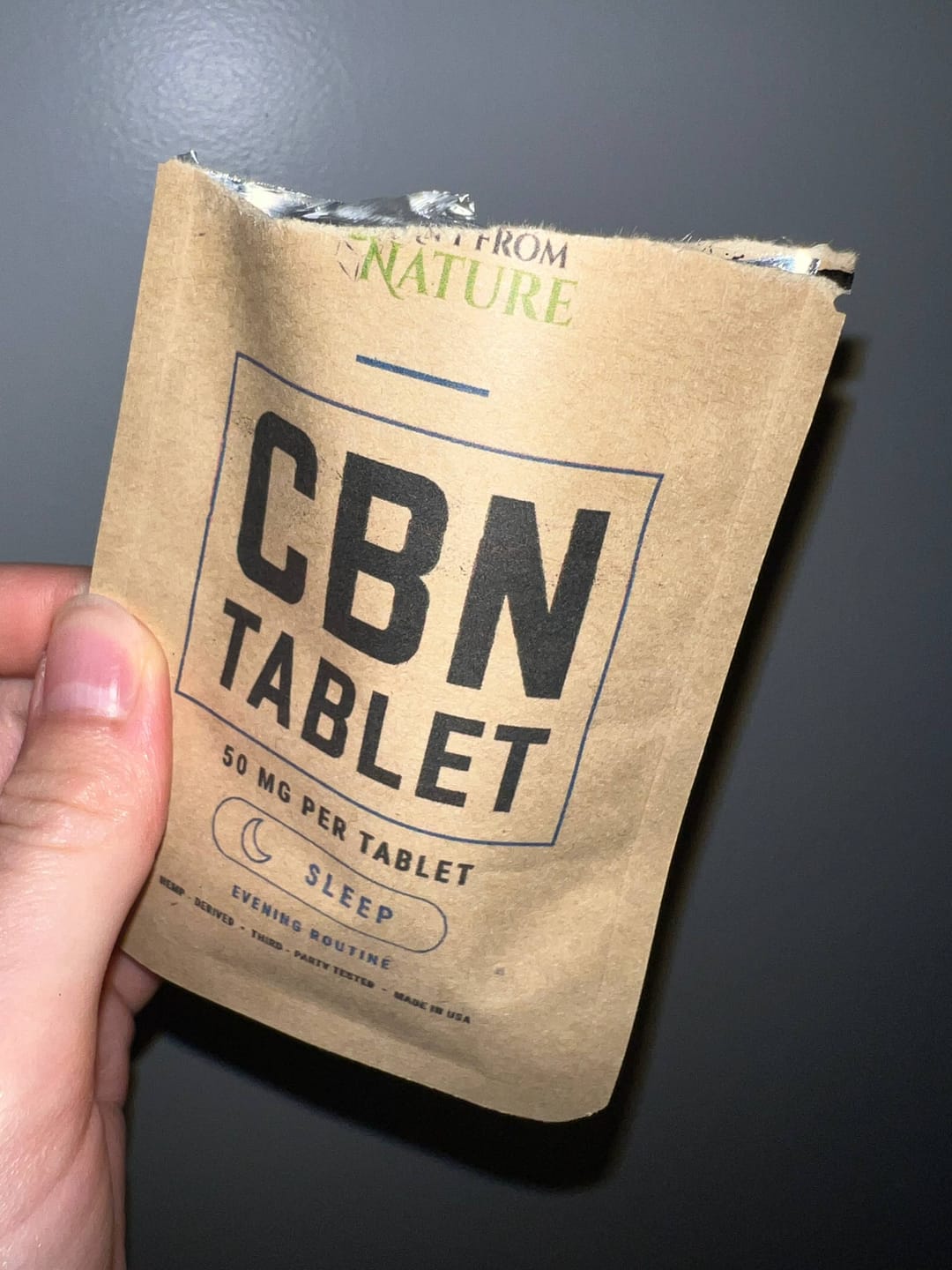 Customer photo review of CBN Nano Tablets - Black Cherry