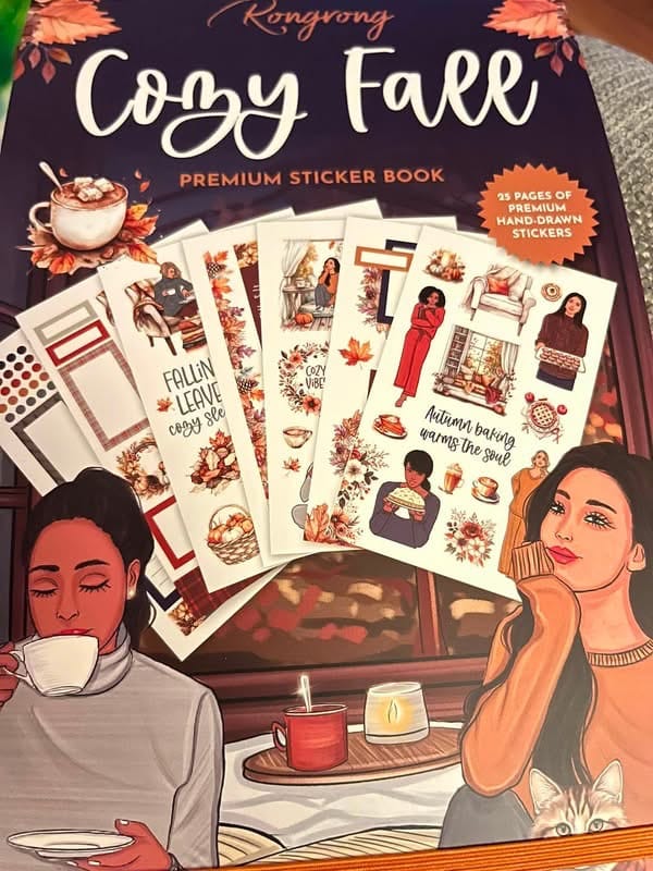Customer photo review of Cozy Fall Sticker Book