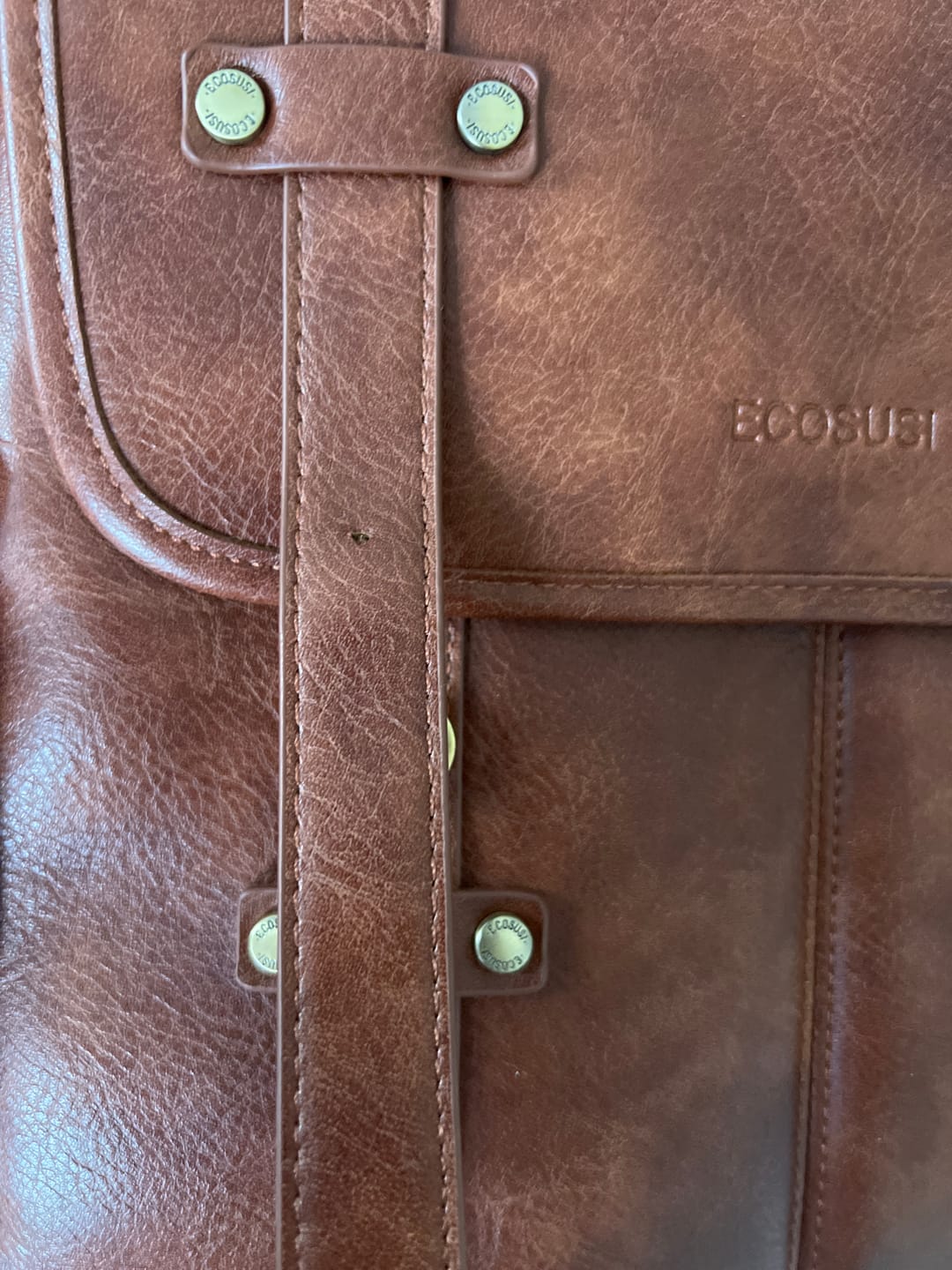 Customer photo review of Scarlett Flip Zipper Vegan 15.6-Inch Backpack