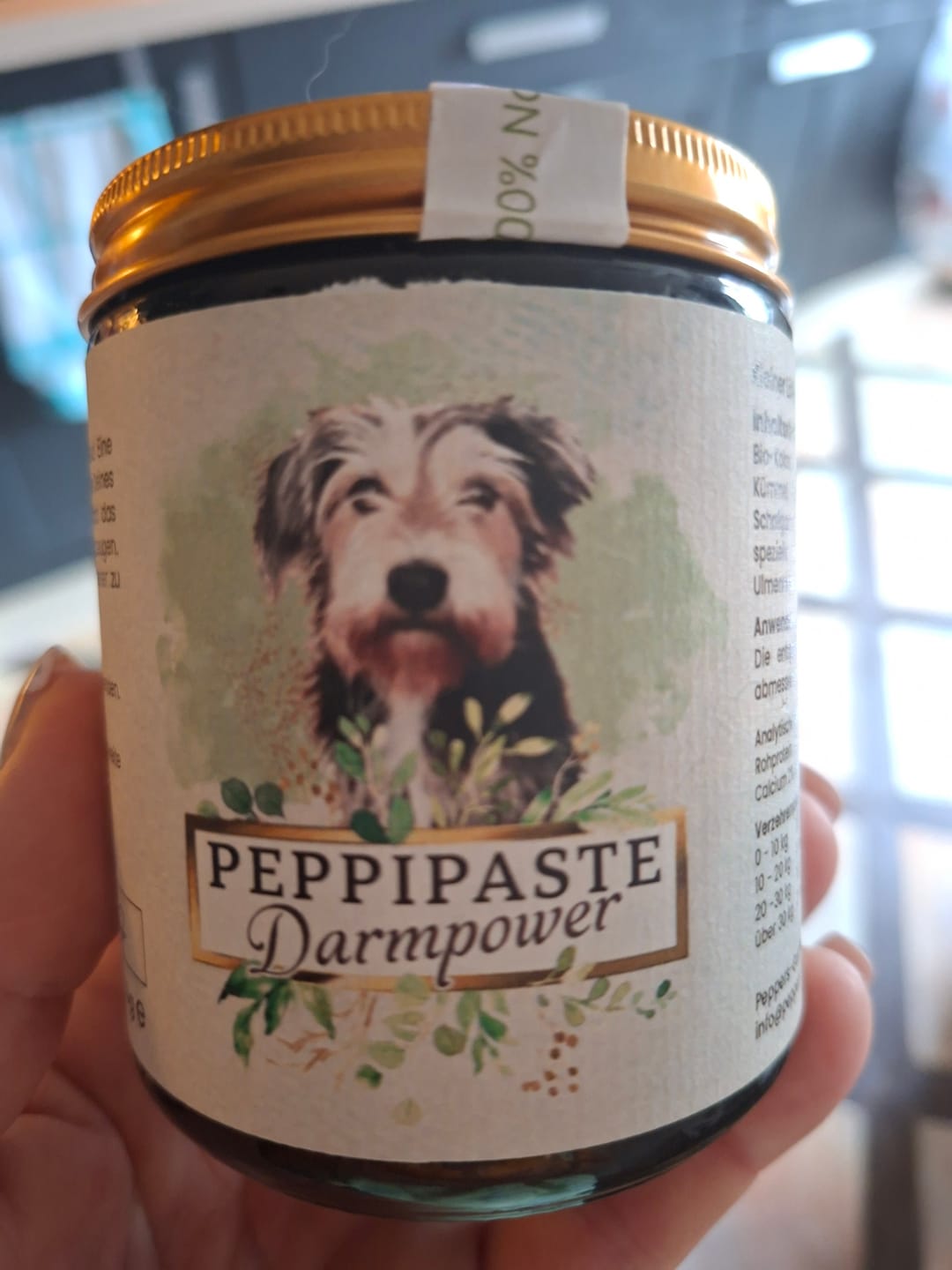 Customer photo review of PeppiPaste - Darmpower | Natürliche Darmpflege für Hunde | 220g