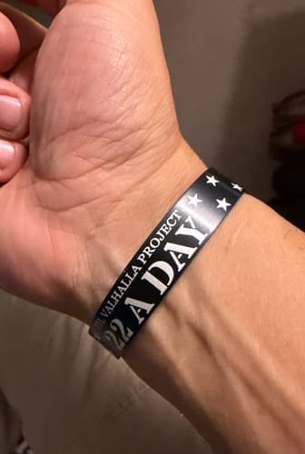 Customer photo review of 22 A Day Memorial Bracelet
