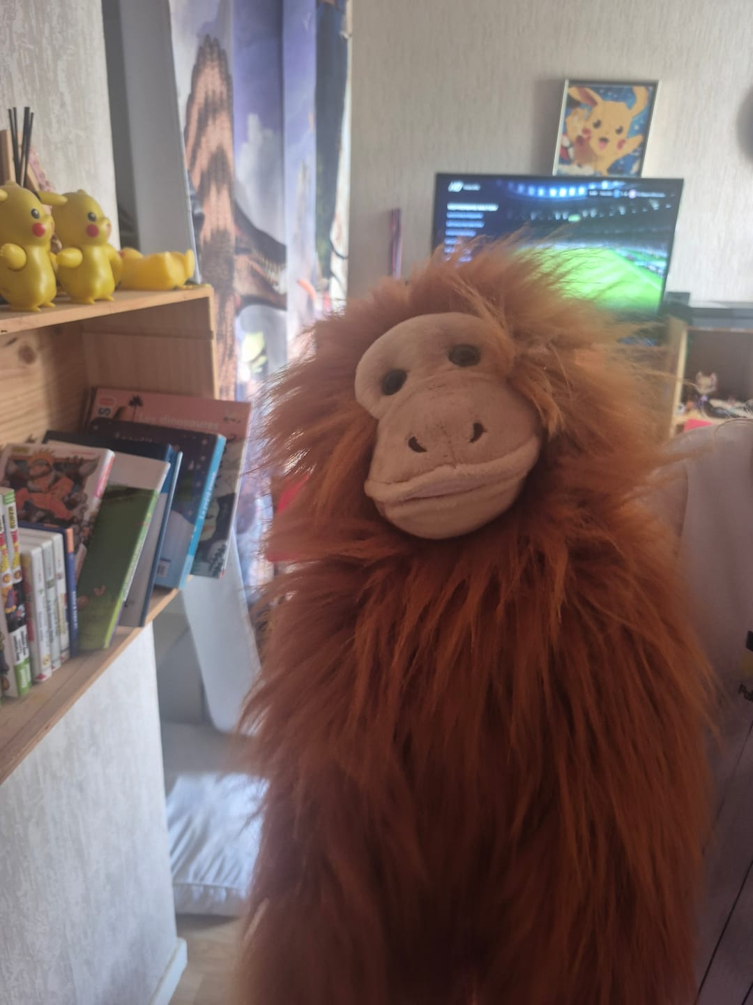 Customer photo review of Orang-Outan Singe Marionnette
