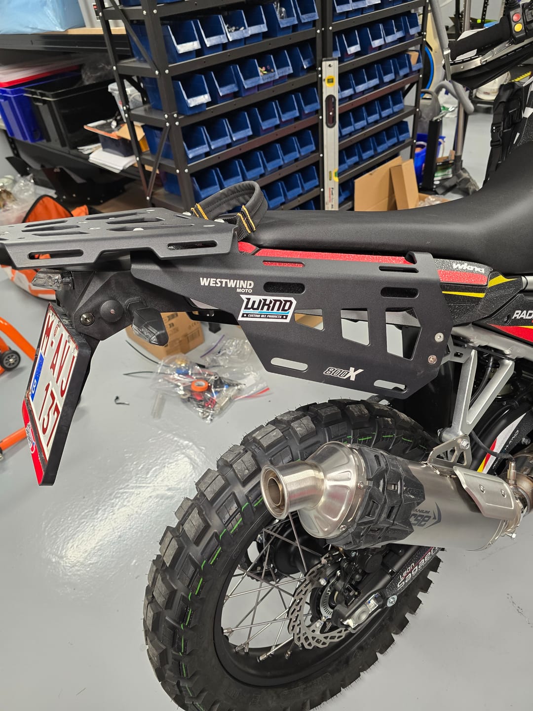 Customer photo review of Kove 800X/800X Rally Luggage Rack