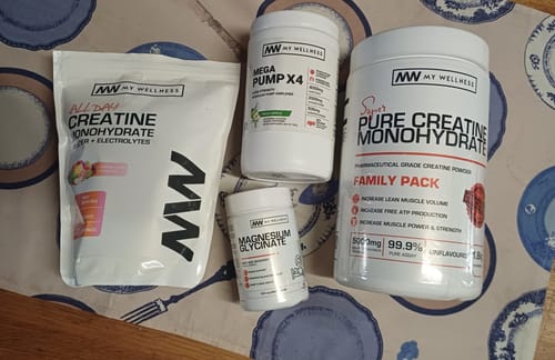 Customer photo review of My Wellness Pure Creatine Monohydrate