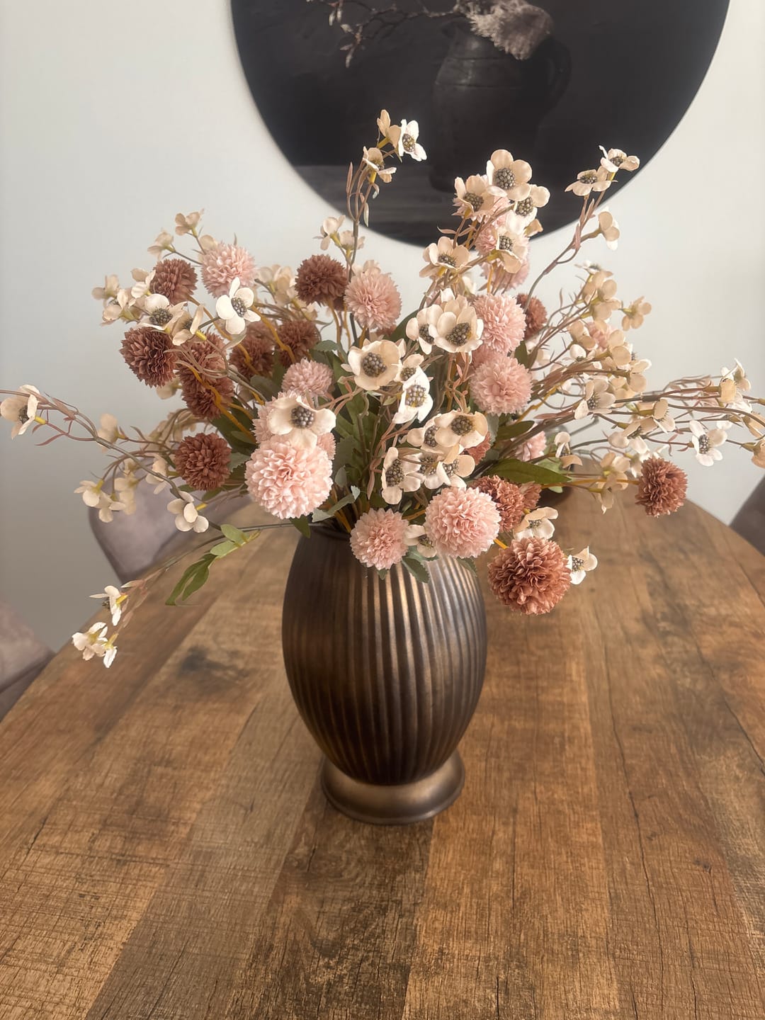 Customer photo review of Wax Arrangement - Crème mix