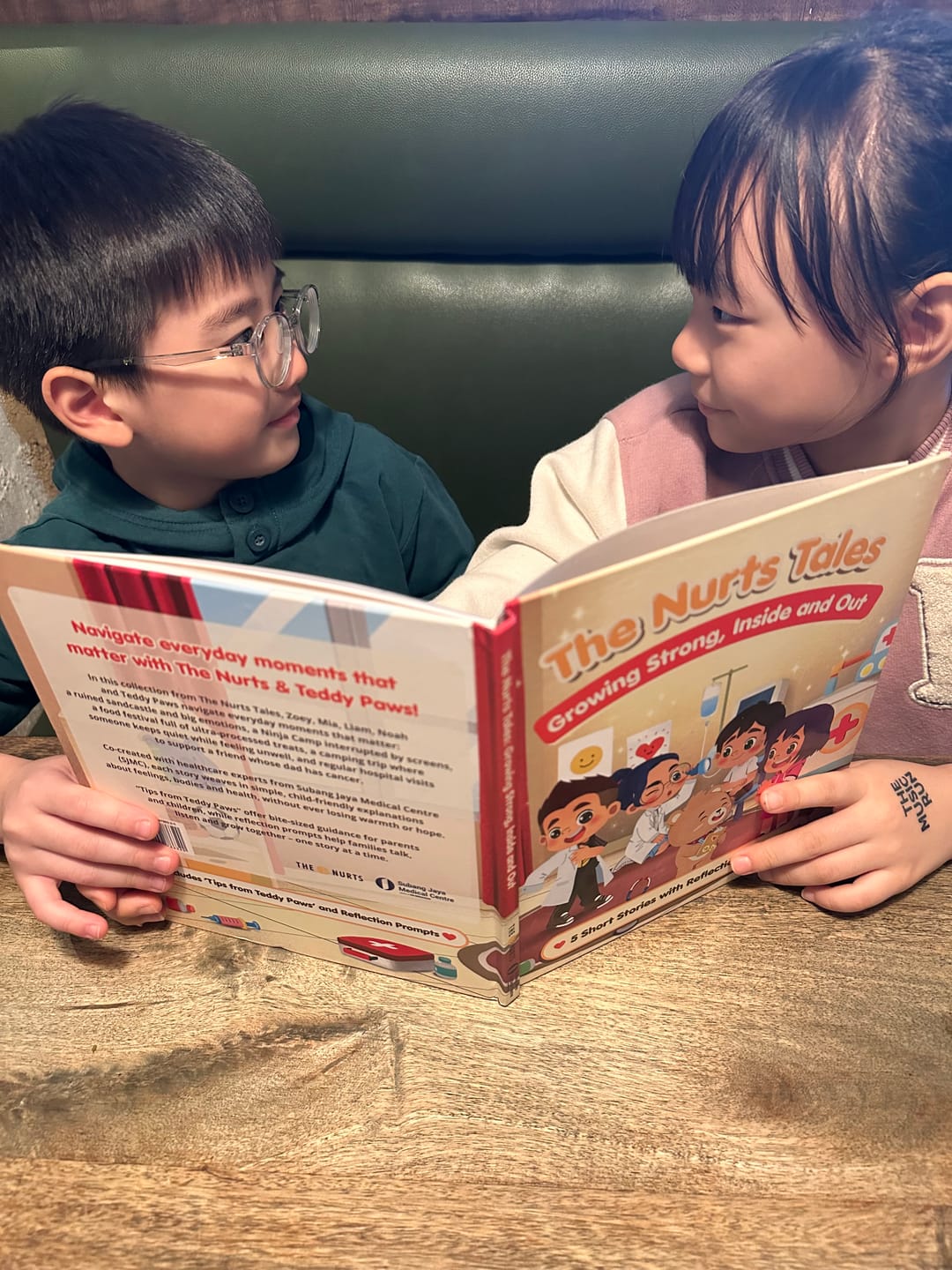 Customer photo review of The Nurts Tales: Growing Strong, Inside and Out