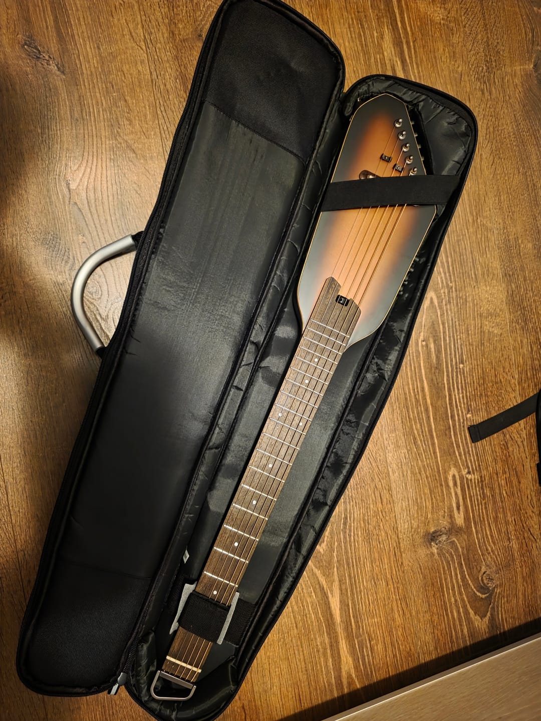 Customer photo review of Donner HUSH I PRO Acoustic-Electric Travel Guitar