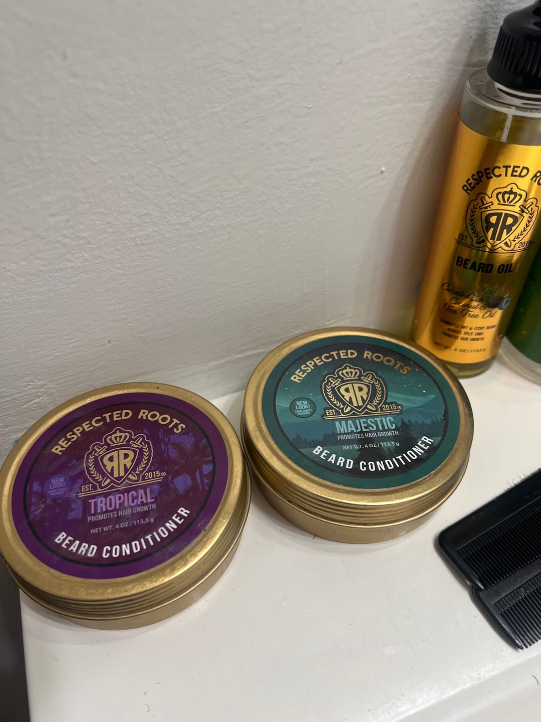 Customer photo review of Beard Conditioner - Tropical Scent