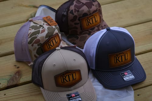 Customer photo review of Premium Custom Leather Patch Hats (Wholesale)