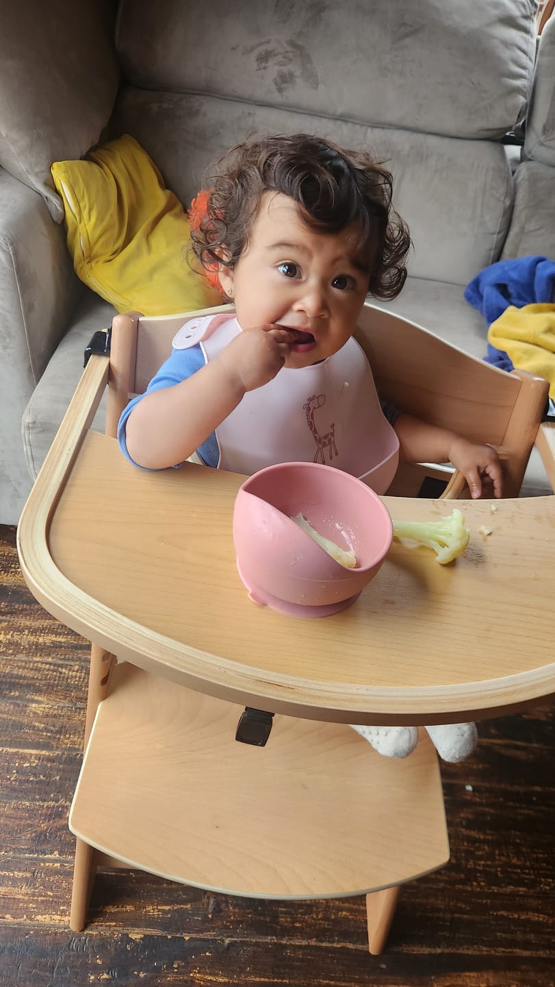 Customer photo review of Silla de Comer ENOCK Madera - Kinderkraft