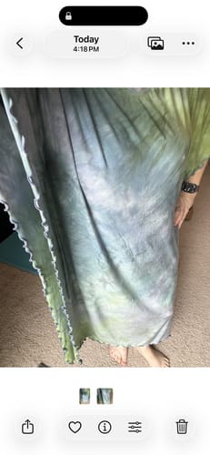 Customer photo review of Enchantress Kaftan 'Abalone'