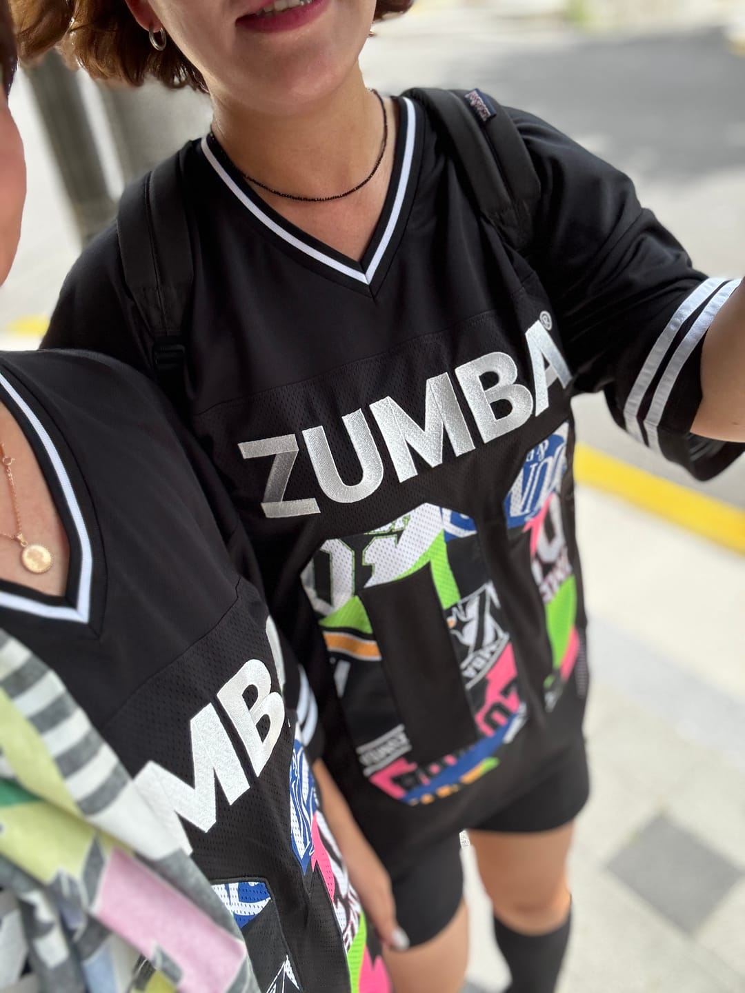 Customer photo review of Dale-Z Oversized Sports Jersey