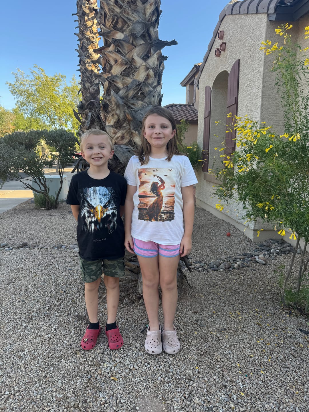 Customer photo review of Kids T - Stripes of Freedom - (Organic Cotton)